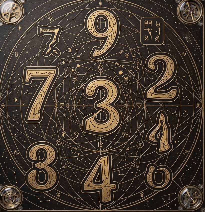 Numerology illustration